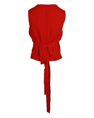 DVF Diane von Furstenberg ラップデザイン ノースリーブトップ - サムネイル2