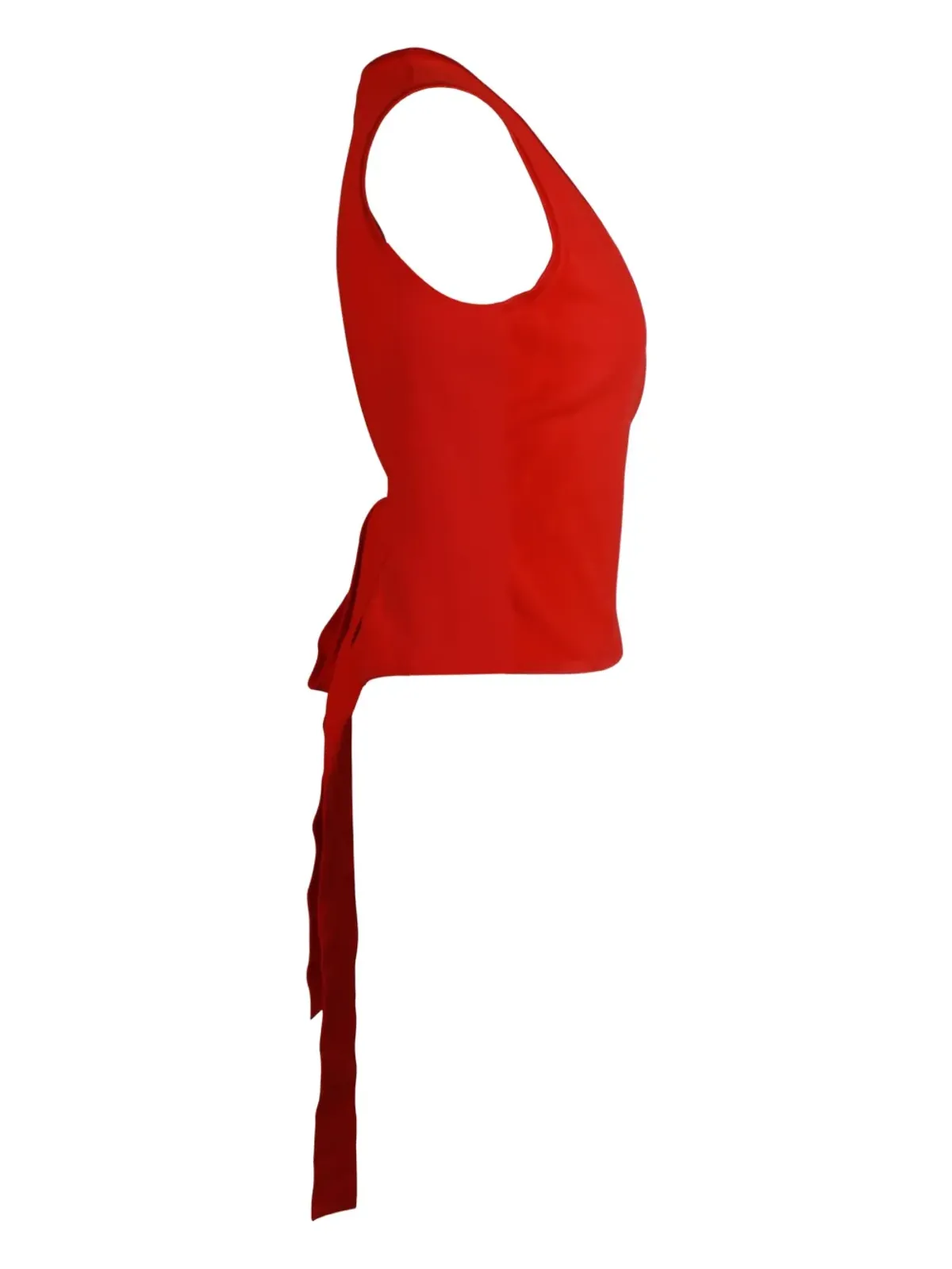 DVF Diane von Furstenberg ラップデザイン ノースリーブトップ - 画像3