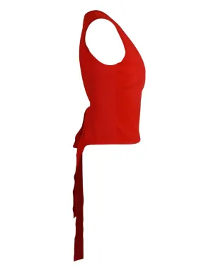 DVF Diane von Furstenberg ラップデザイン ノースリーブトップ - サムネイル3