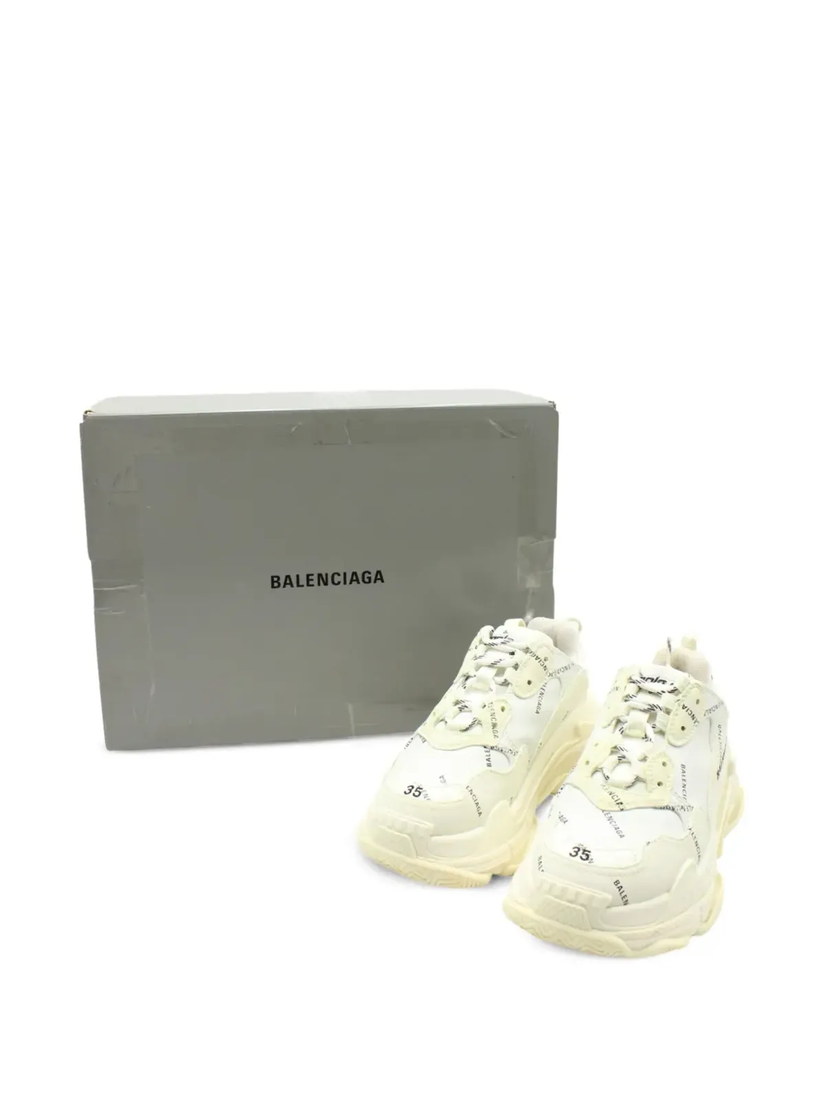 Balenciaga Pre-Owned トリプルS ロゴプリント スニーカー - 画像5