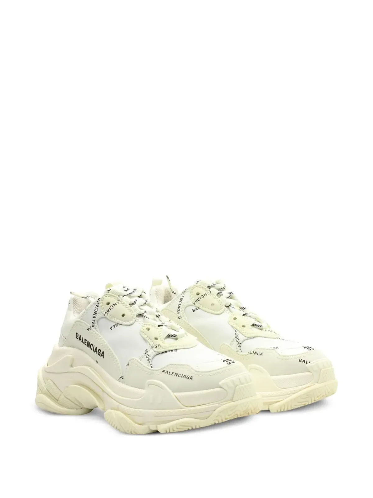 Balenciaga Pre-Owned トリプルS ロゴプリント スニーカー - 画像2