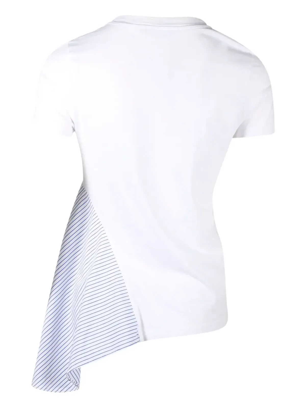 Stella McCartney Pre-Owned ストライプパネル コットン Tシャツ - 画像2