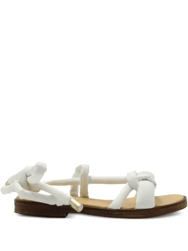 Maison Margiela Maison Margiela knotted ankle-strap sandals - Whiteの商品画像