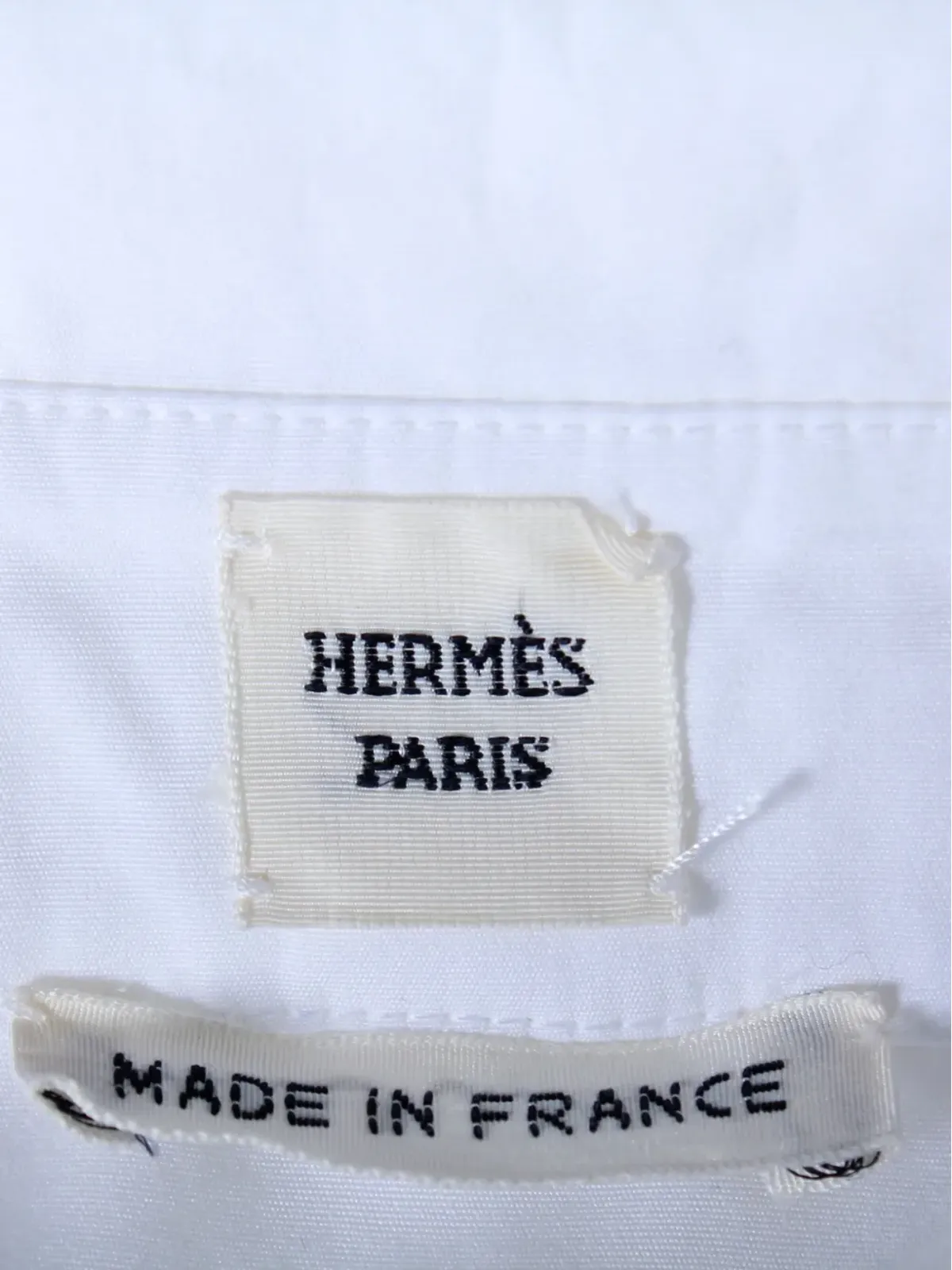 Hermès Pre-Owned コットンベルトシャツドレス - 画像3