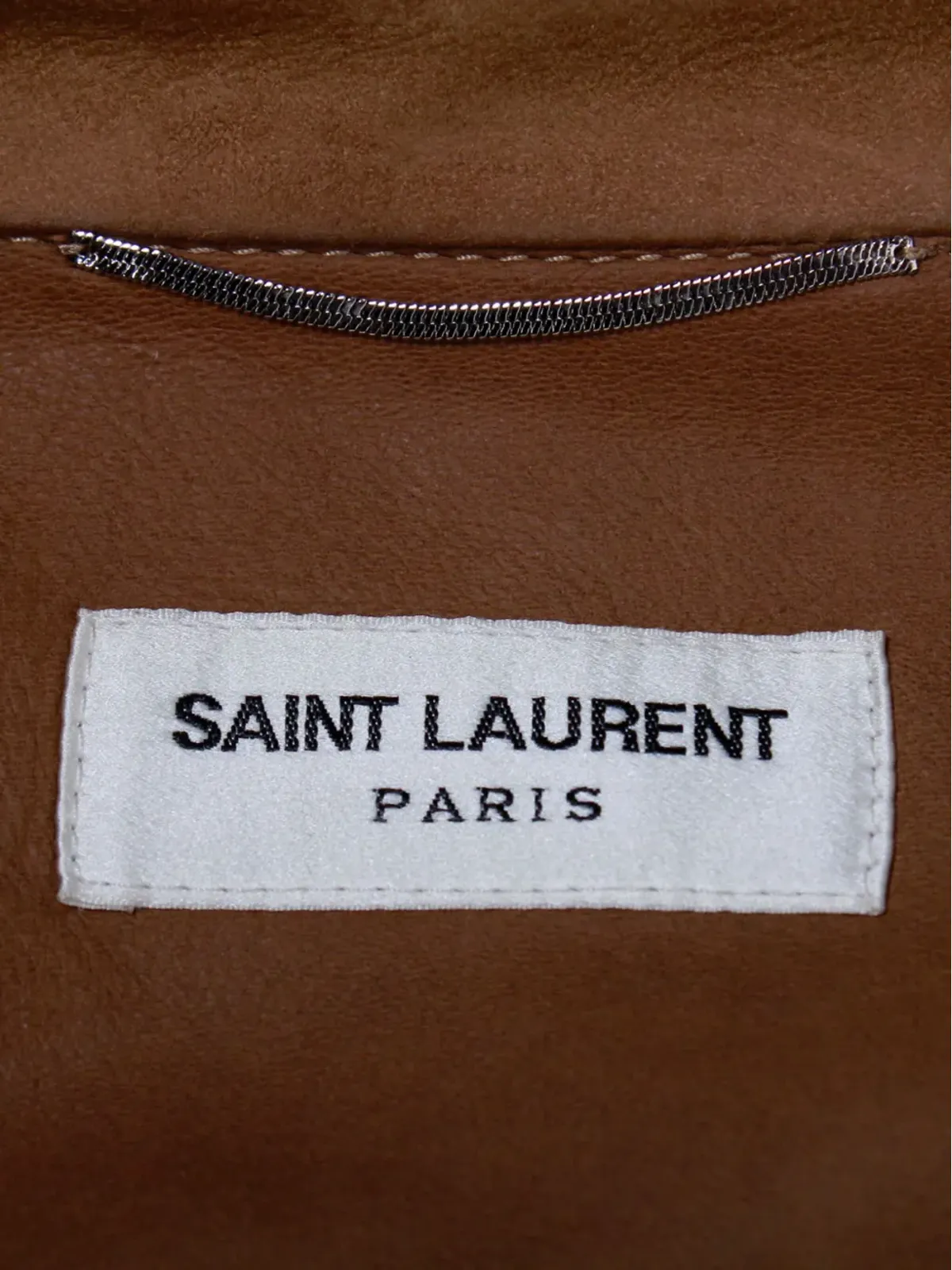 Saint Laurent ビンテージ スエードジャケット - ブラウン - 画像4