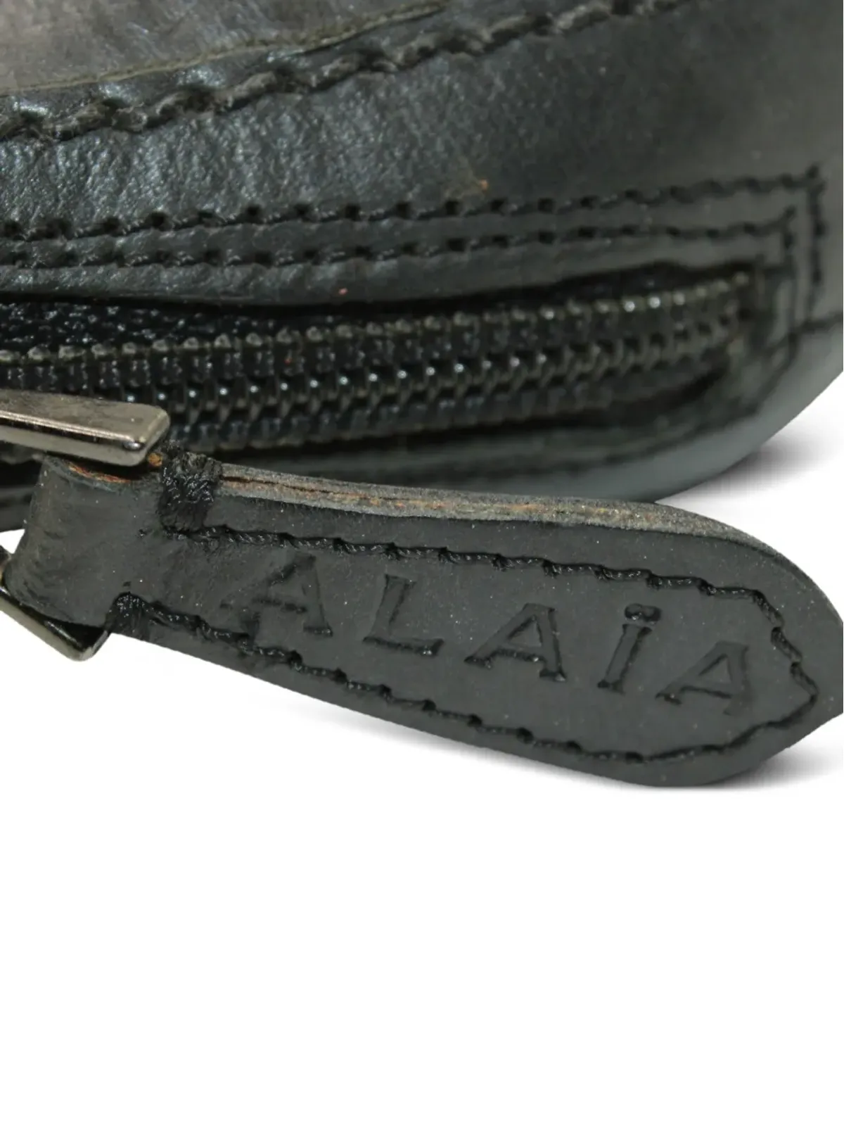 Alaïa Pre-Owned カットアウト ウーブン ケージド サンダル（ブラック） - 画像5