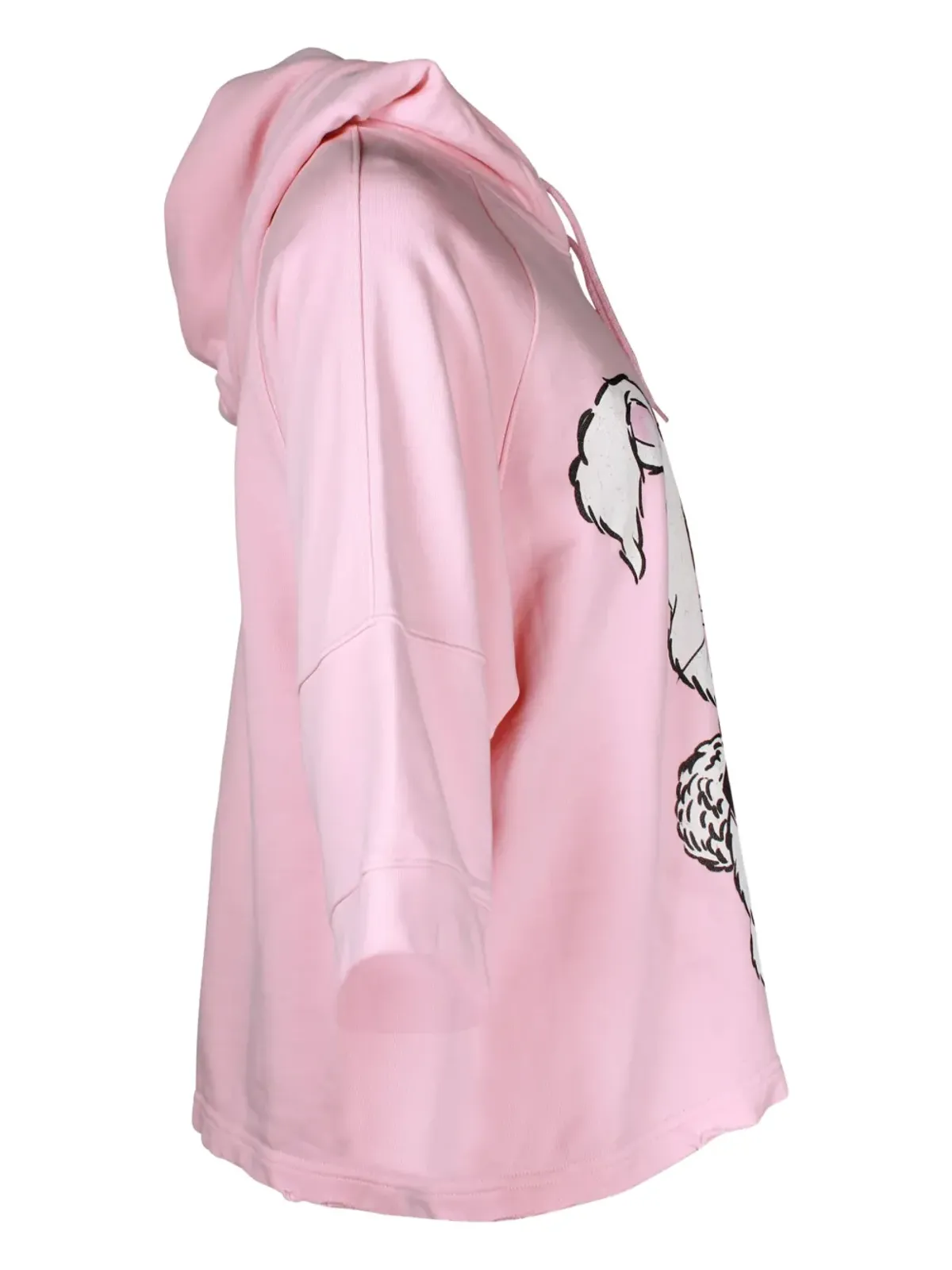 Moschino Pre-Owned ラビットプリント コットン フード付きパーカー - Pink - 画像3