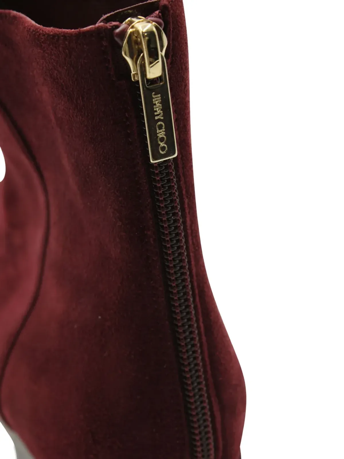 Jimmy Choo Pre-Owned スエード アンクルブーツ - 画像4