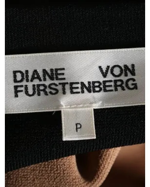 DVF Diane von Furstenberg ツートーン編み地のペンシルスカート - サムネイル4