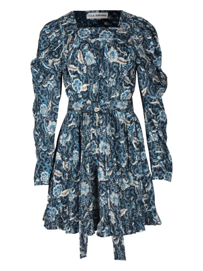 Ulla Johnson Ulla Johnson Nailah 花柄プリント パフスリーブ ミニドレスの商品画像