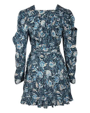 Ulla Johnson Nailah 花柄プリント パフスリーブ ミニドレス - サムネイル3