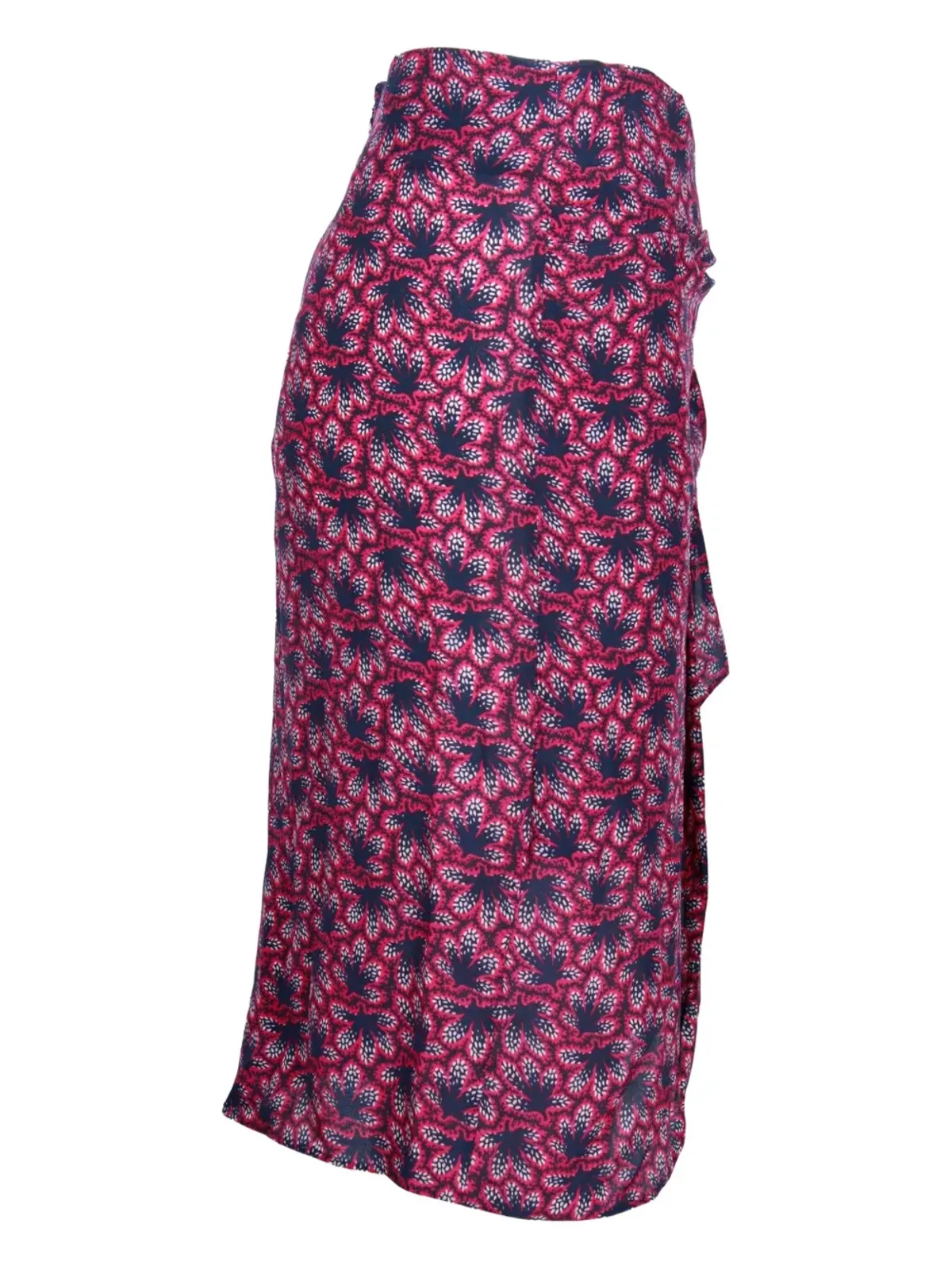 Isabel Marant Vintage 花柄プリント ラップスカート - 画像3