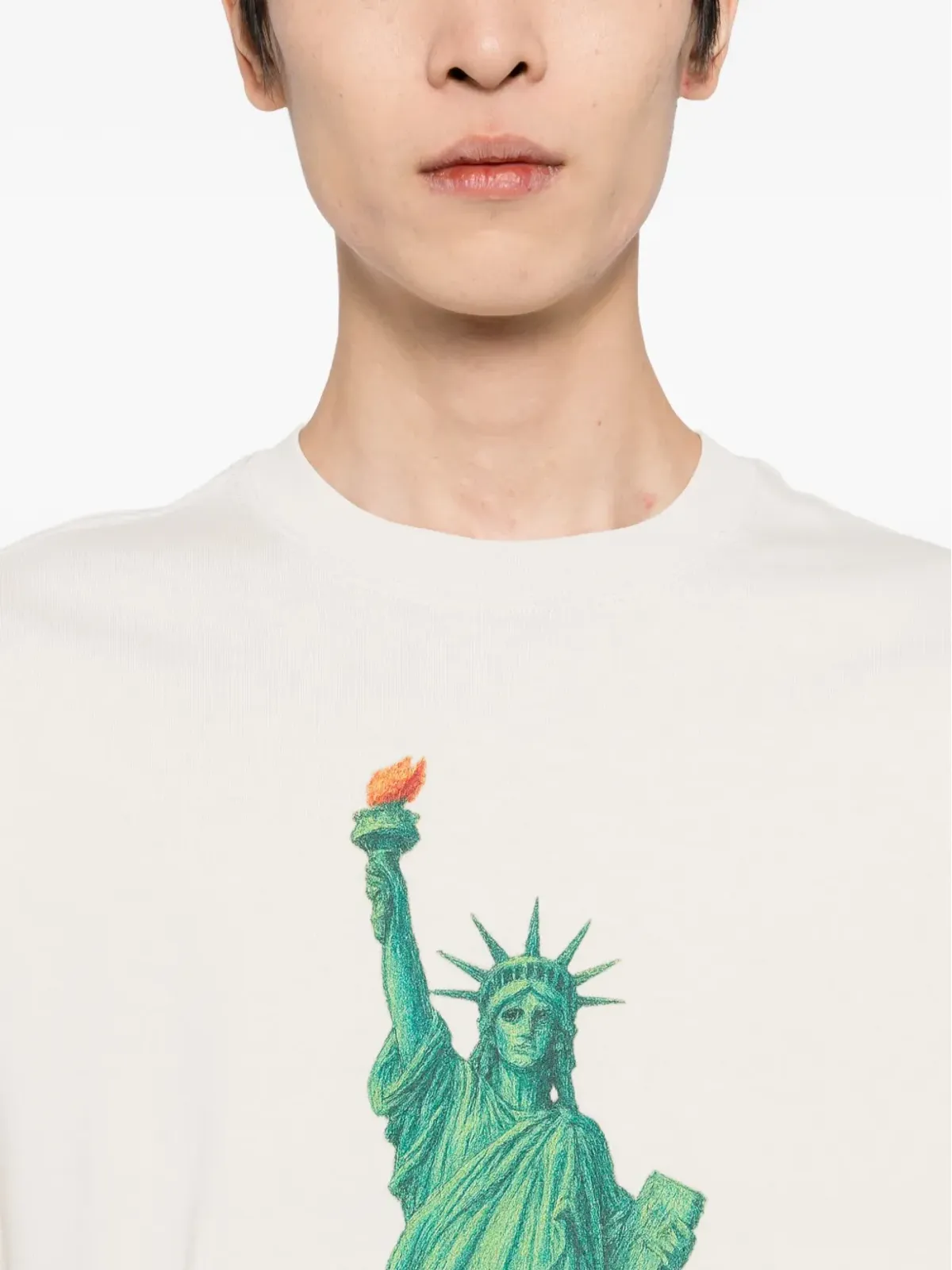 Melt グラフィックプリントTシャツ - 画像4
