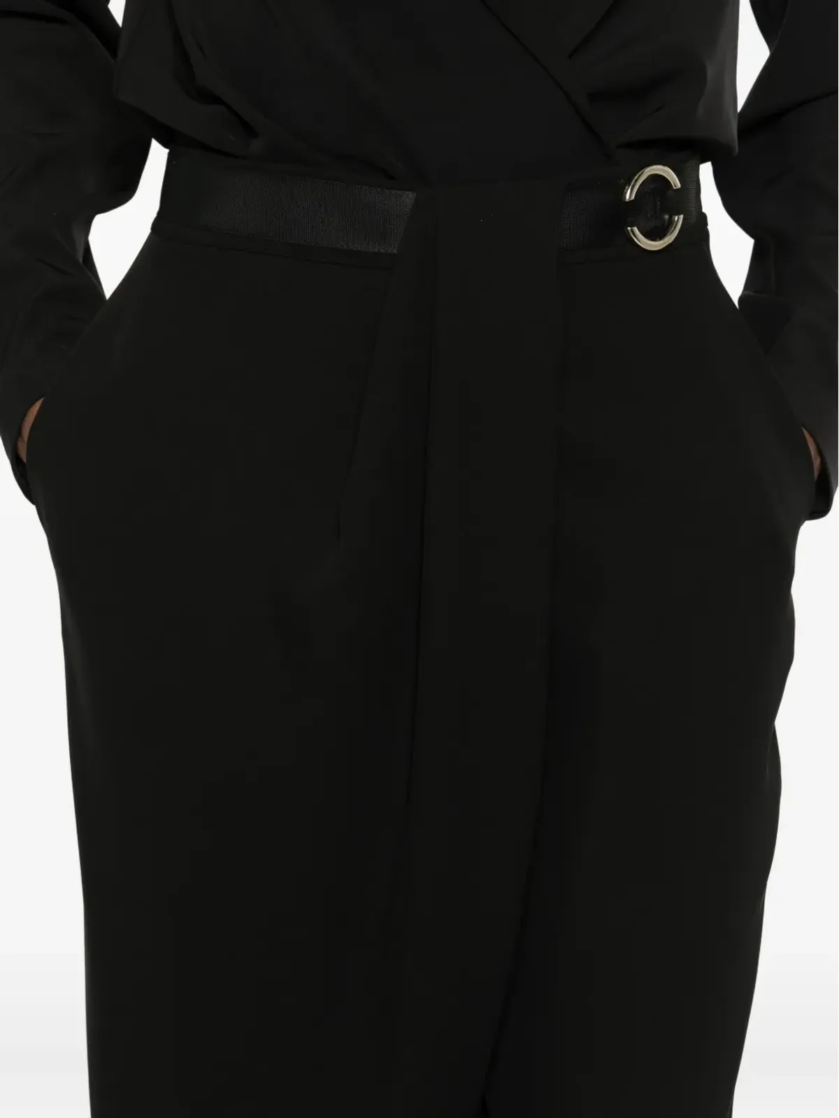 Babylone Paris Eureka ring-detail trousers - Black - 画像5