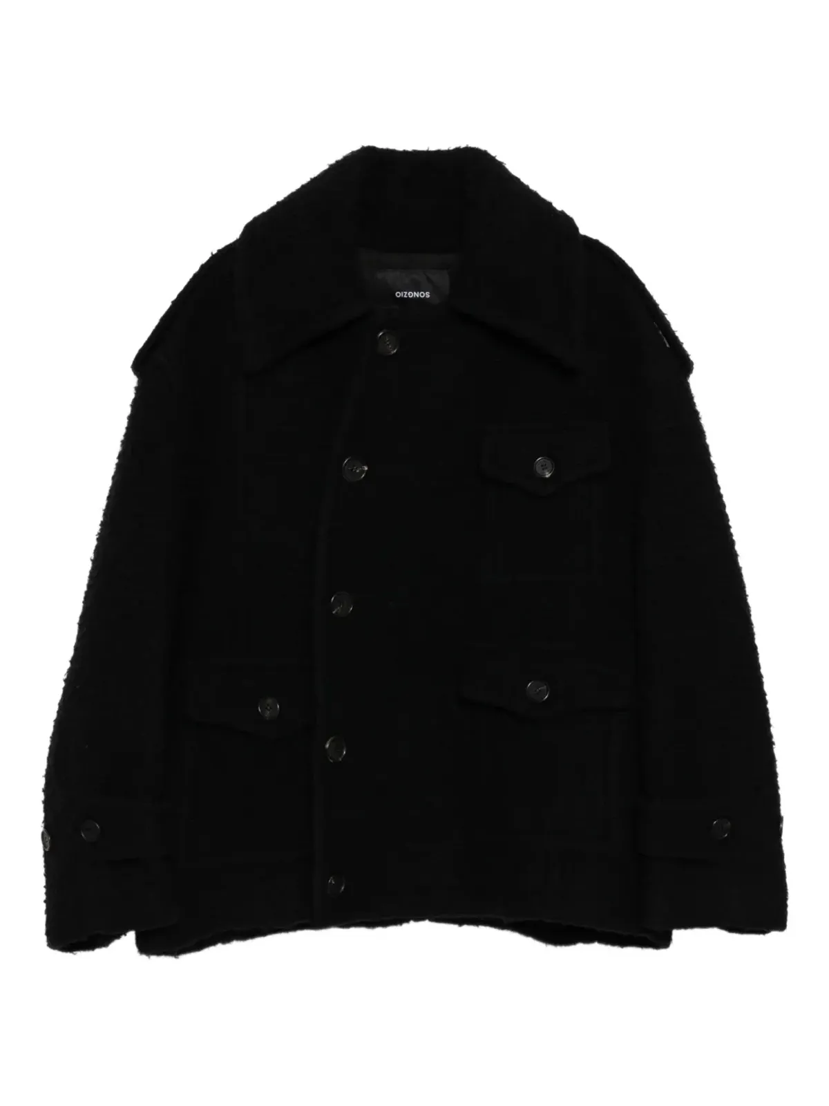 SONGZIO single-breasted coat - Black - 画像1