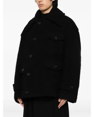 SONGZIO single-breasted coat - Black - サムネイル3