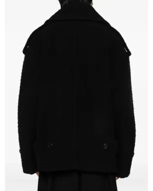 SONGZIO single-breasted coat - Black - サムネイル4