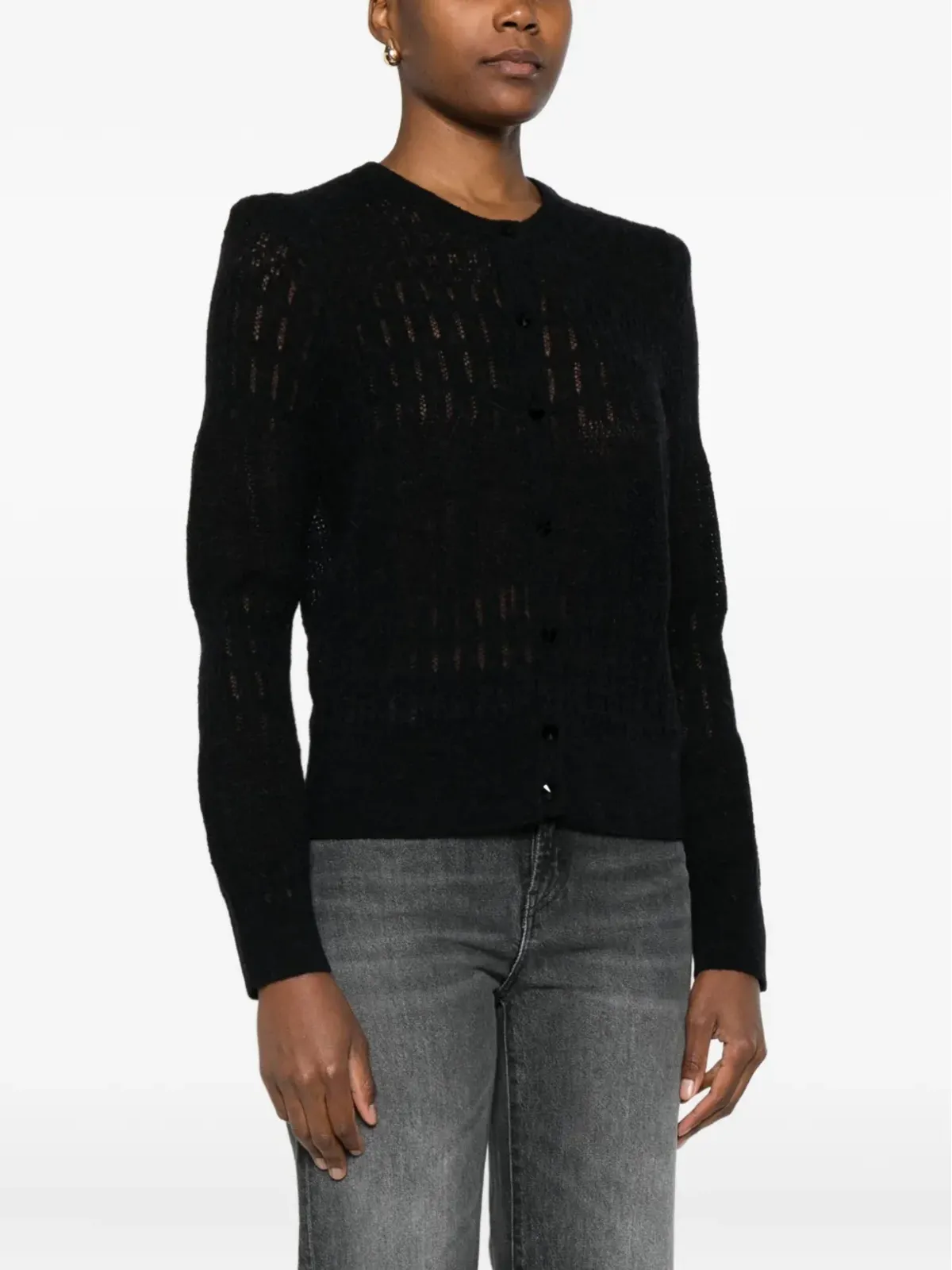 LIU JO ボタンフロント オープンニット カーディガン - 画像3