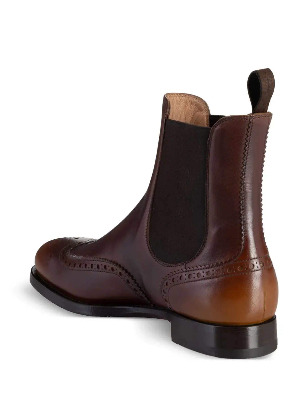 Santoni Delia ブローグブーツ - 画像3