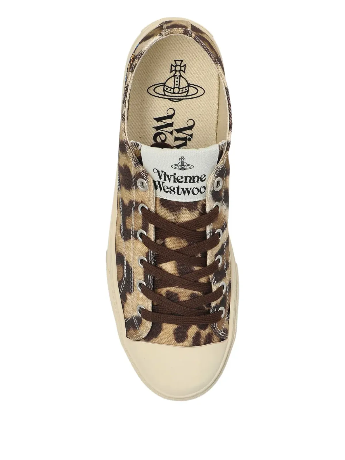 Vivienne Westwood アニマルプリント レースアップスニーカー - 画像4
