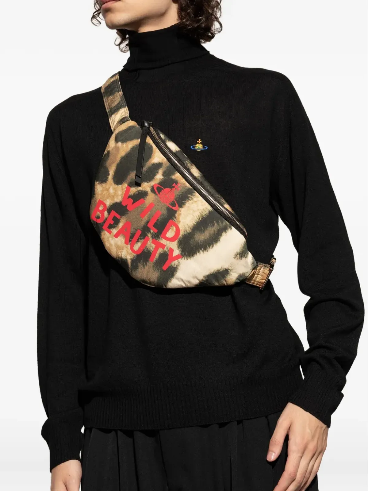Vivienne Westwood Ada leopard-print belt bag - Neutrals - 画像2
