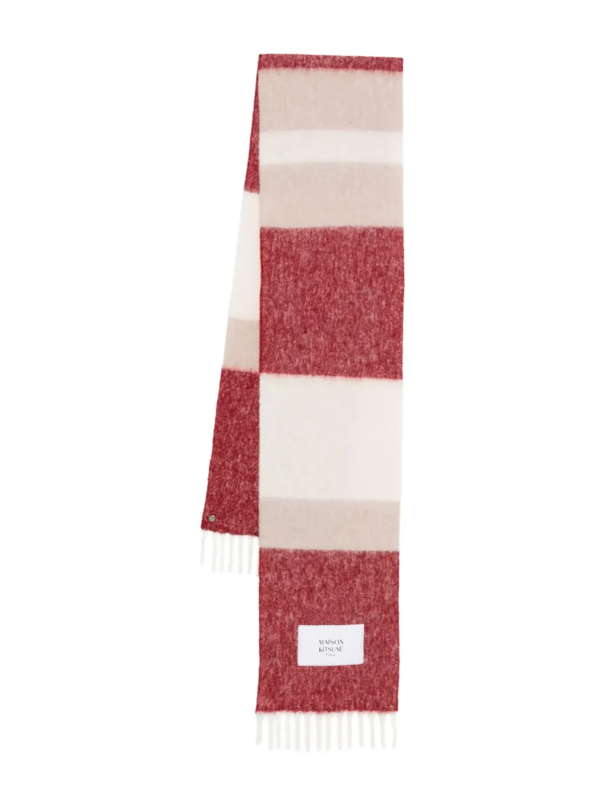 Maison Kitsuné ストライプ柄ストール - 画像1
