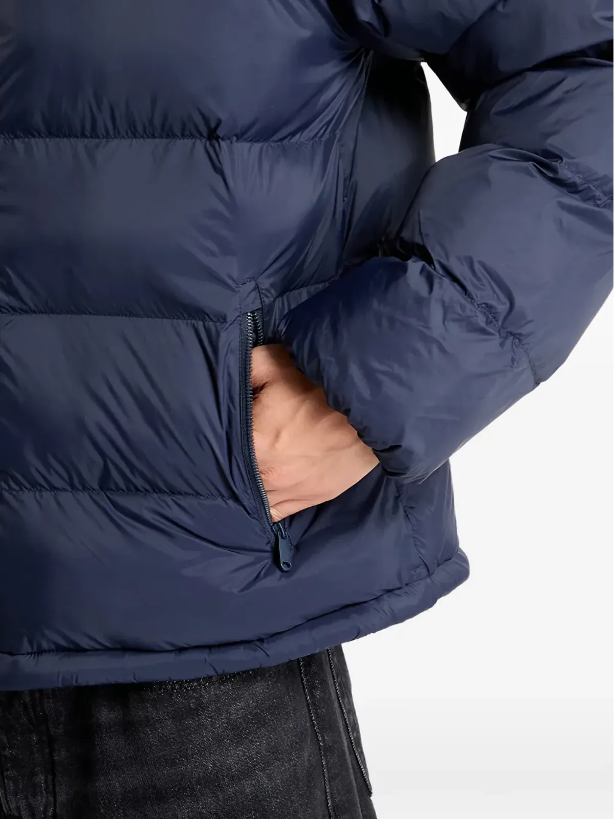 Calvin Klein モノグラム入りダウンジャケット ブルー - 画像5