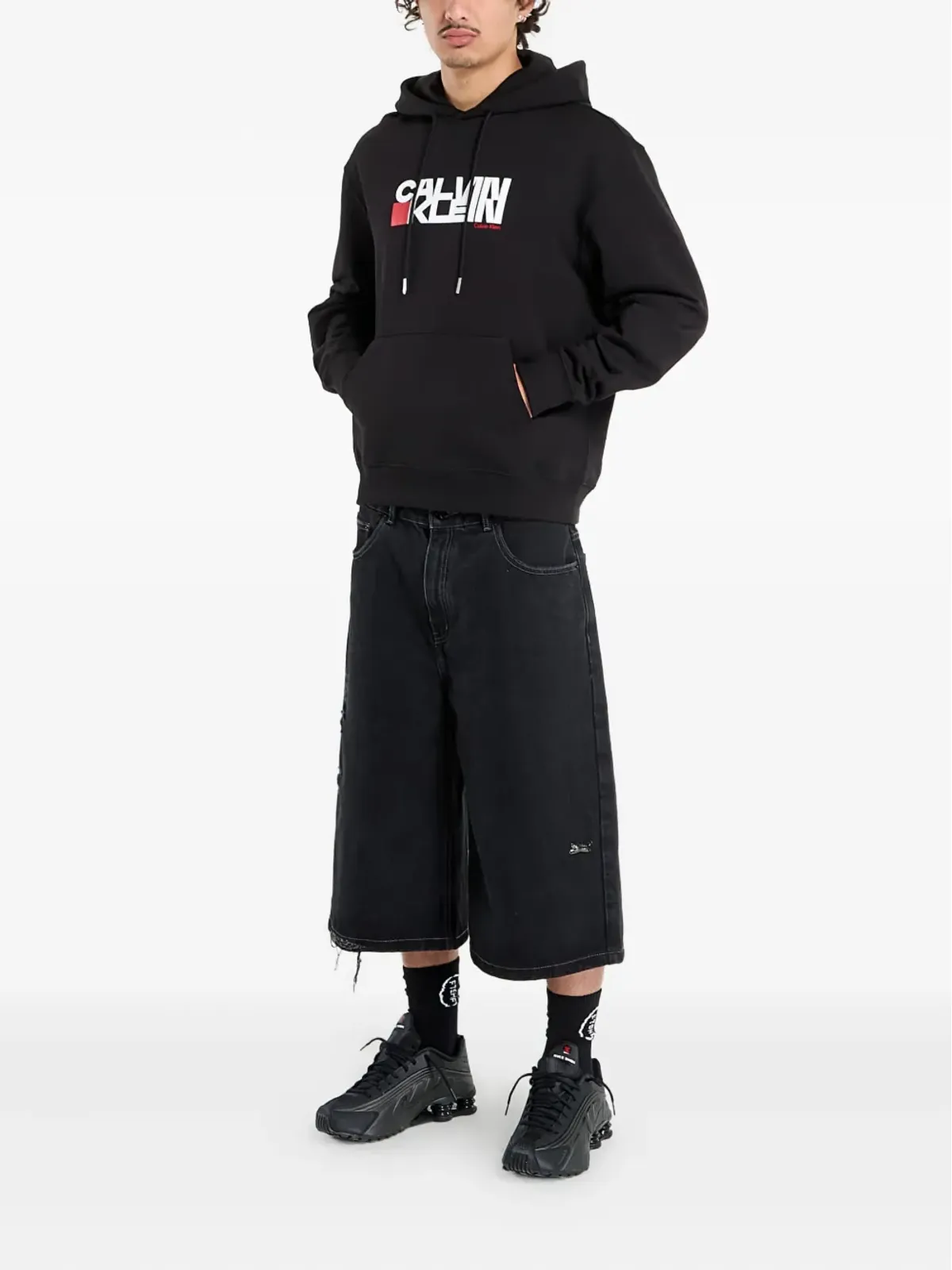 Calvin Klein ロゴディテール フーディ - 画像2