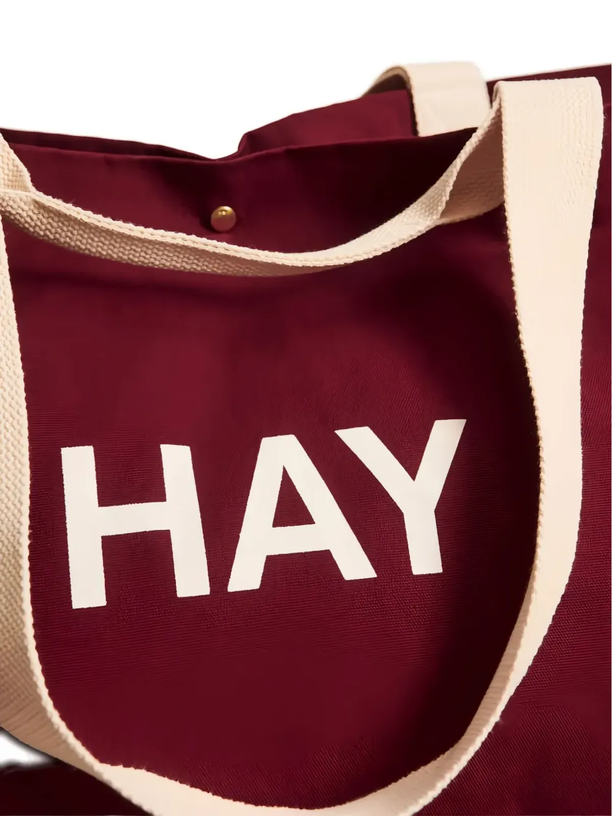 HAY Weekend ロゴプリント キャンバス トートバッグ - 画像2
