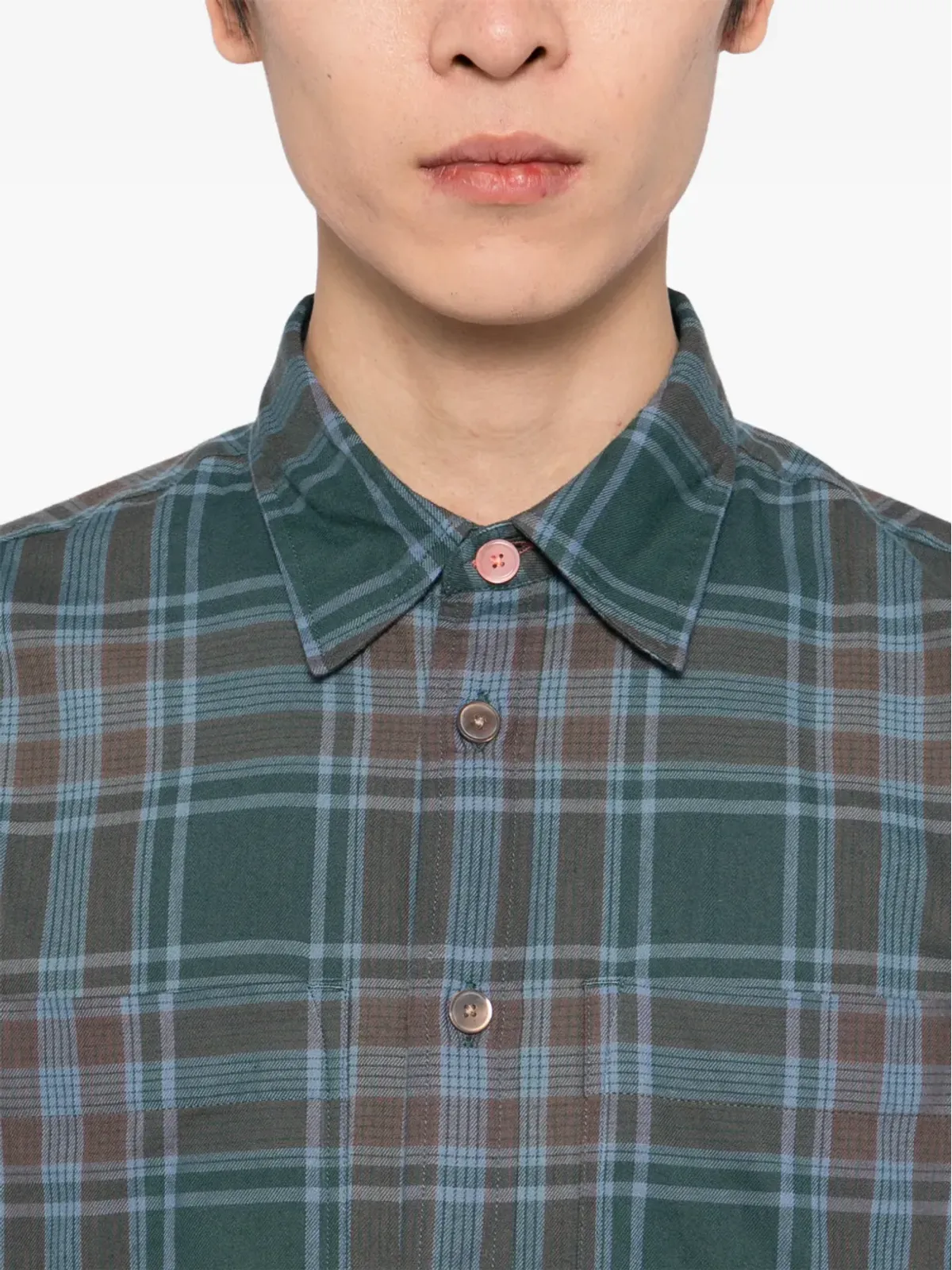 PS Paul Smith チェック柄コットンシャツ - 画像5