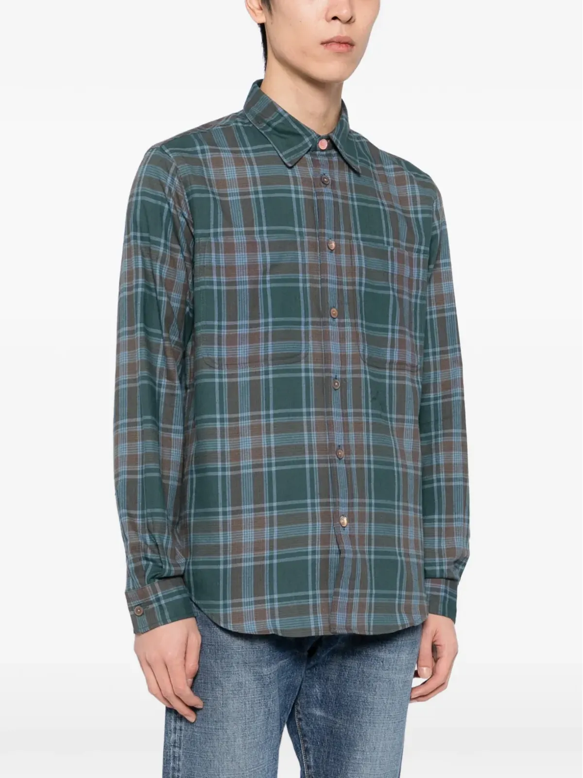PS Paul Smith チェック柄コットンシャツ - 画像3