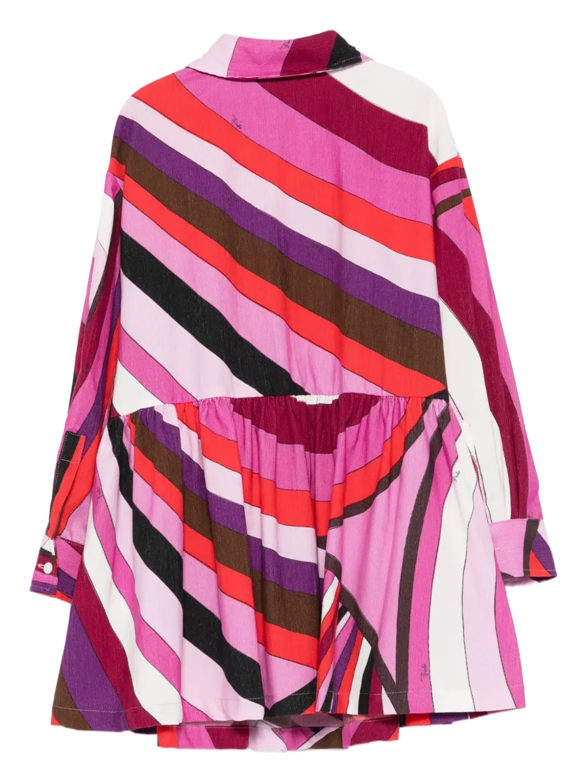 PUCCI Junior 抽象プリント シャツドレス - 画像2