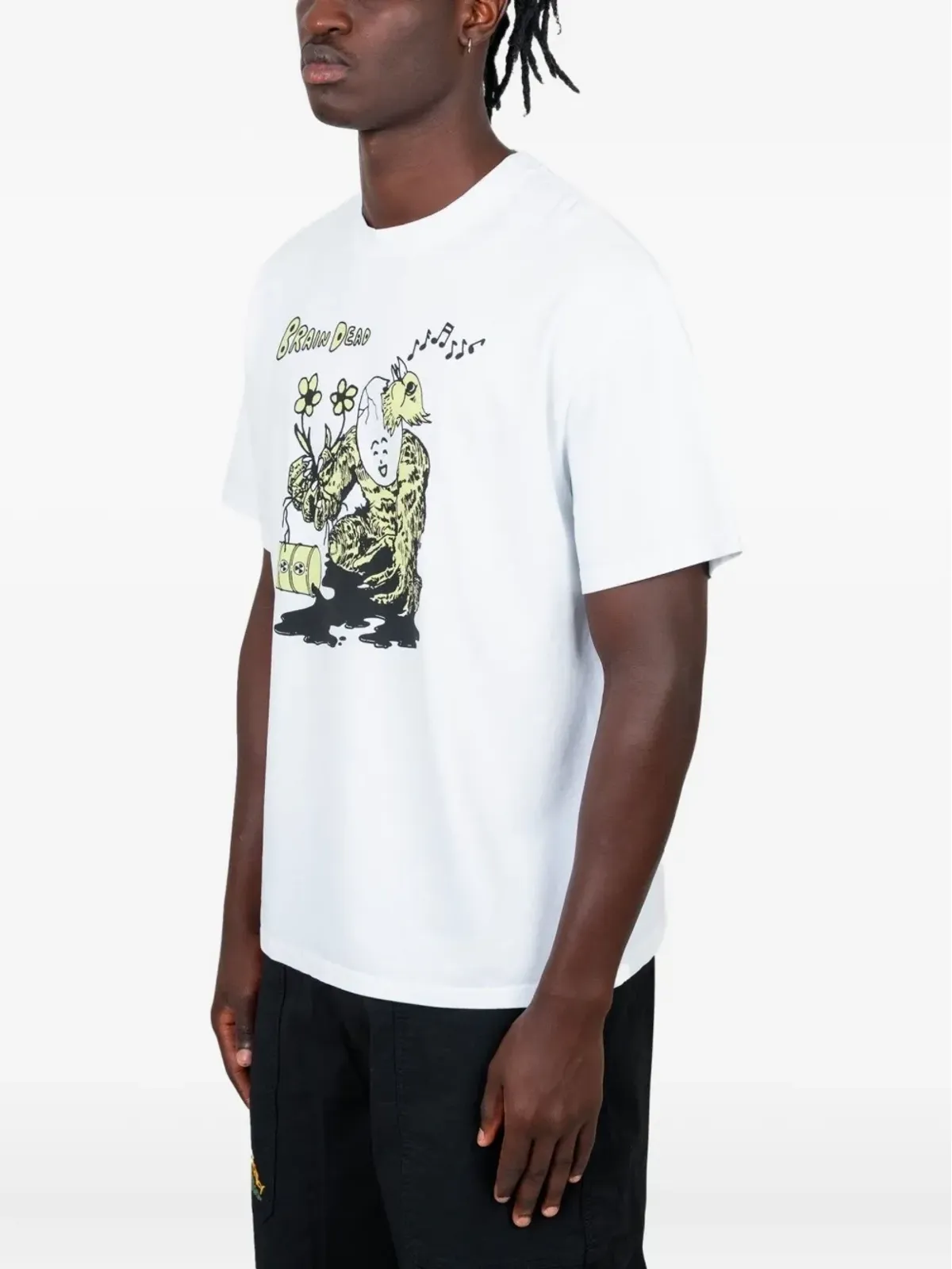 Brain Dead Scrambled Head グラフィックTシャツ - 画像2