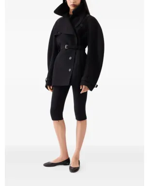 Jacquemus ベルテッド バルーンスリーブ コート - サムネイル2