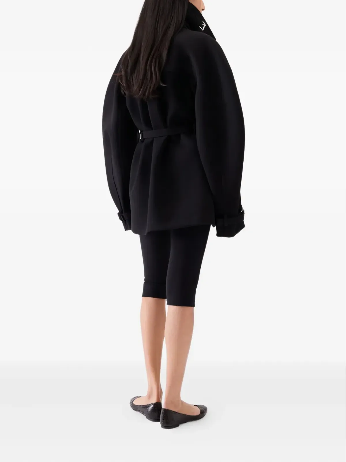 Jacquemus ベルテッド バルーンスリーブ コート - 画像3