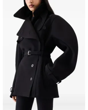 Jacquemus ベルテッド バルーンスリーブ コート - サムネイル4