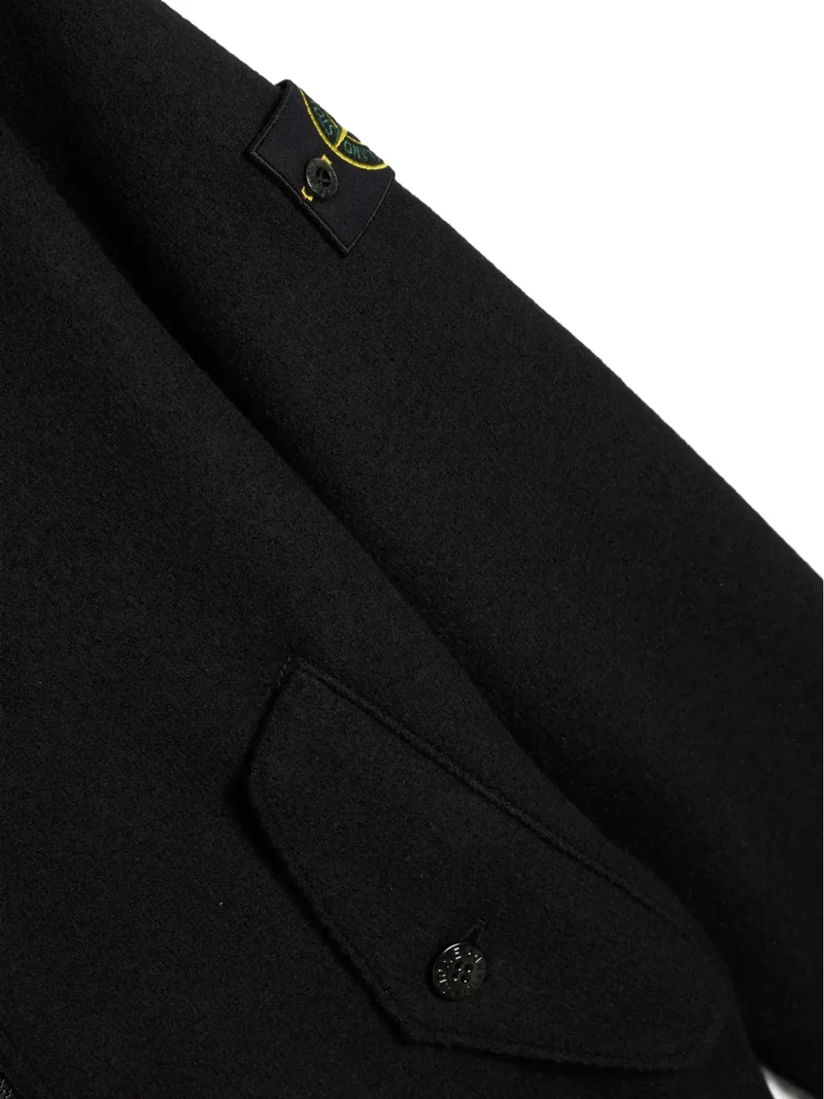 Stone Island フェルテッド加工ジップファスナー付きカーディガン - 画像3