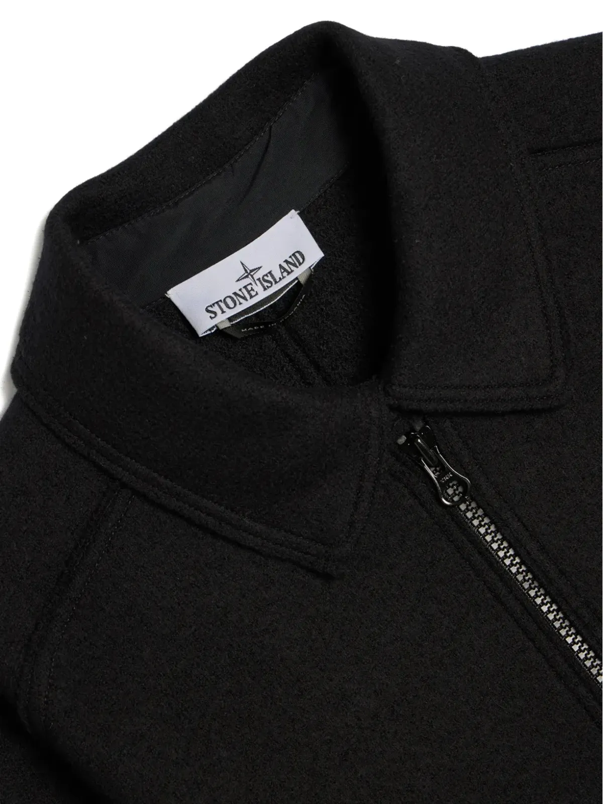 Stone Island フェルテッド加工ジップファスナー付きカーディガン - 画像4