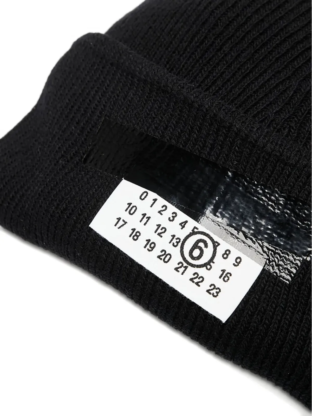 MM6 Maison Margiela ナンバーパッチビーニー - 画像3