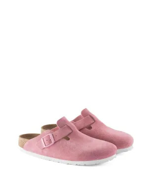 Birkenstock Boston buckle suede mules - Pink - サムネイル2