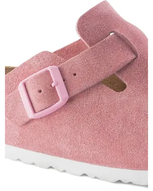 Birkenstock Boston buckle suede mules - Pink - サムネイル4
