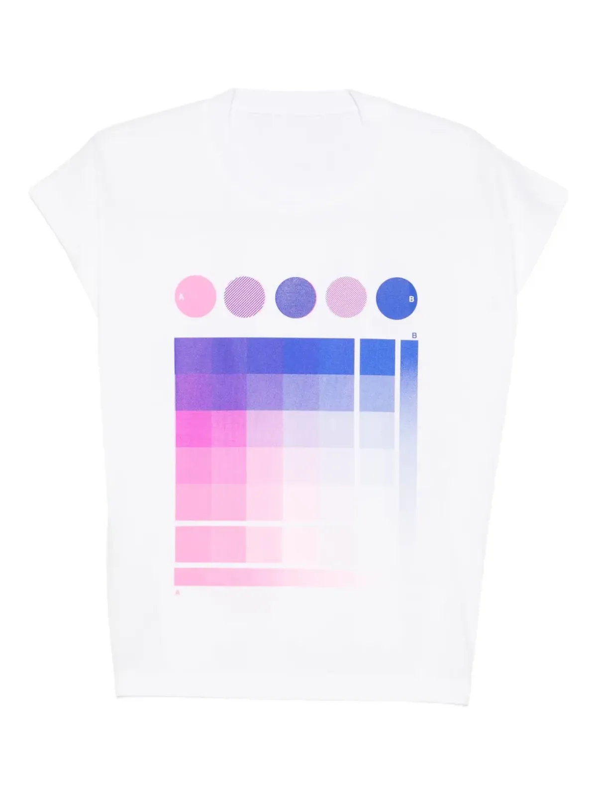 Pleats Please Issey Miyake グラフィックプリントTシャツ - 画像1