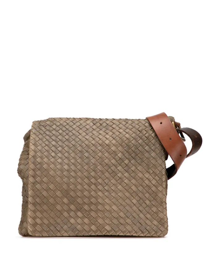 Bottega Veneta Pre-Owned Bottega Veneta イントレチャート・ナッパ メッセンジャーバッグ（クロスボディ）の商品画像