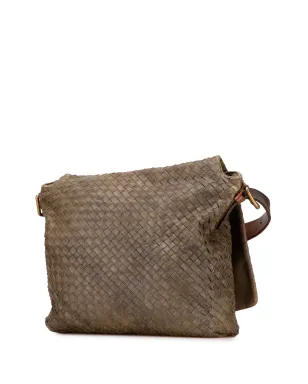 Bottega Veneta イントレチャート・ナッパ メッセンジャーバッグ（クロスボディ） - サムネイル3