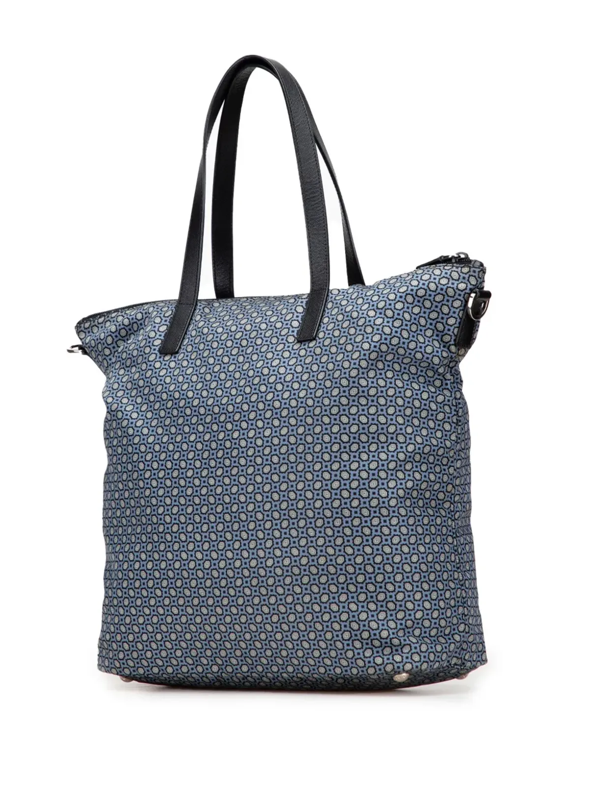 Prada Pre-Owned テッスート・スタンプド・サッチェル - 画像3