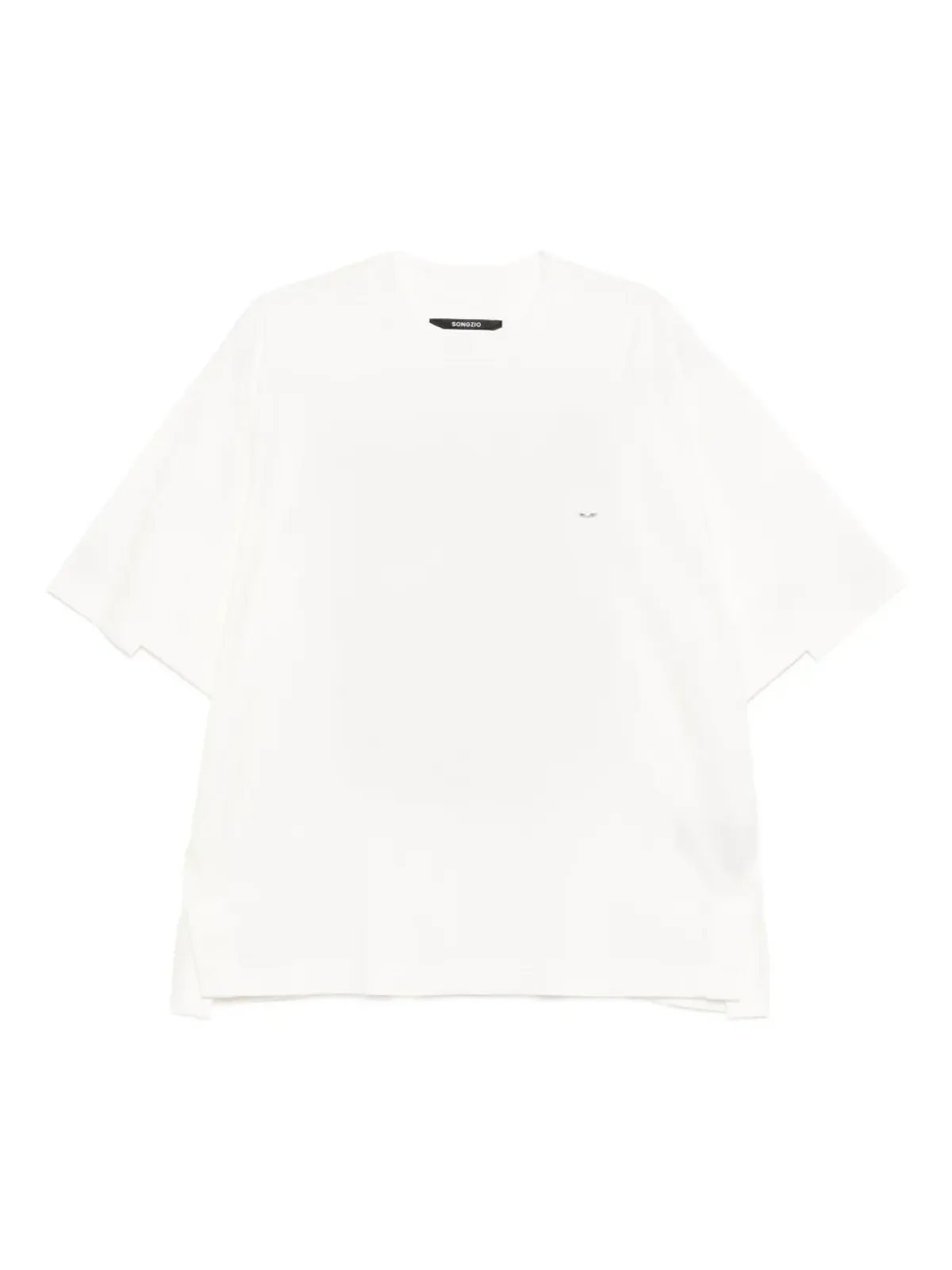 SONGZIO knight-embroidered T-shirt - White - 画像1