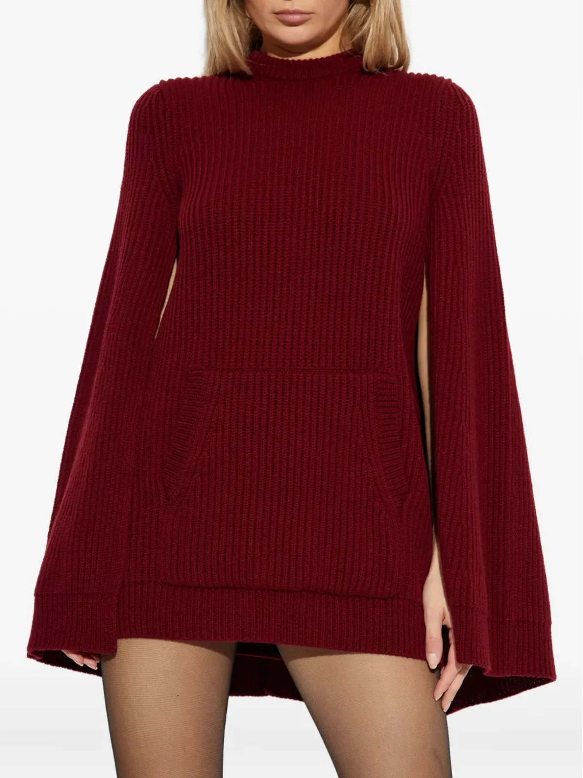 Max Mara アストリア ケープポケット付きミニドレス - 画像3