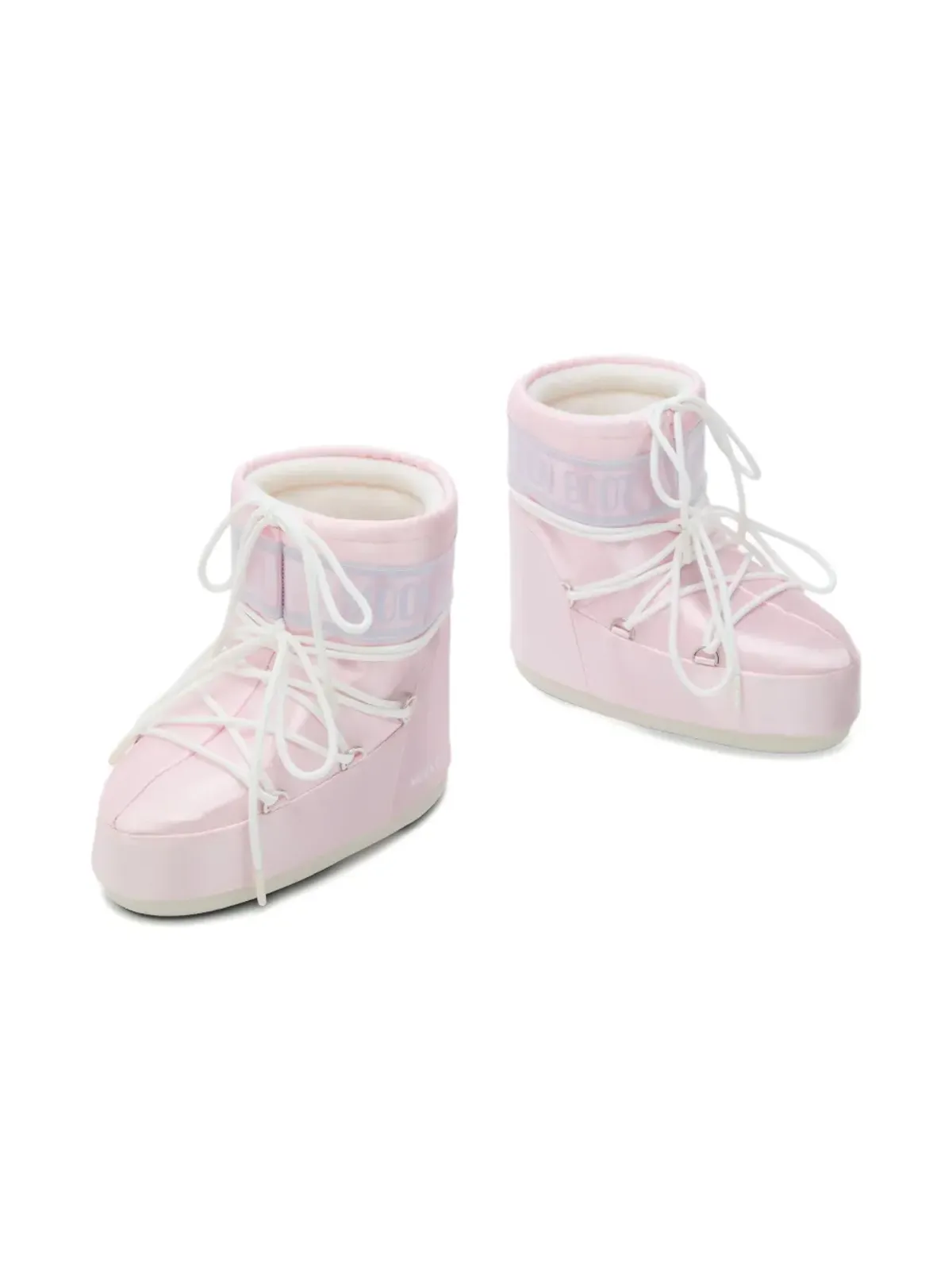 Moon Boot Kids アイコンロー ローズペアリーロゴ レースアップ ブーツ - 画像2