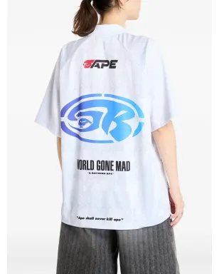 A BATHING APE® 炎プリント半ジップジャージ - サムネイル4
