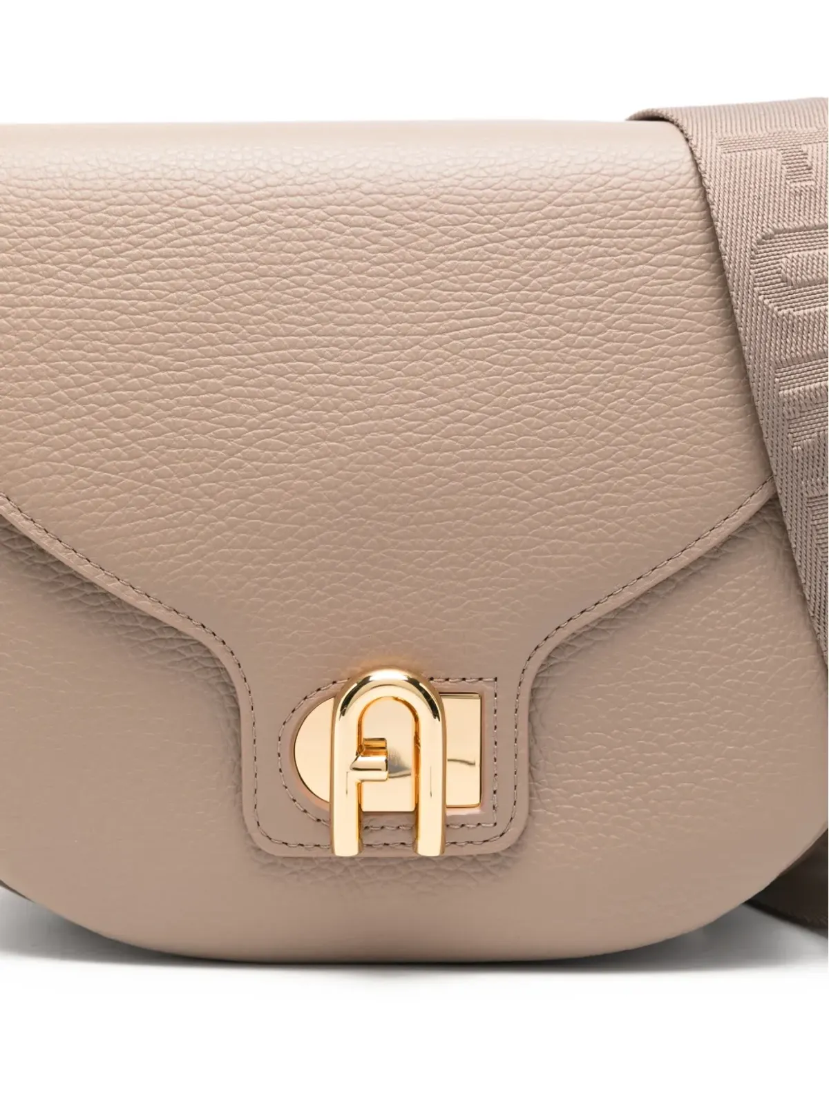 Furla Lotus グレインドテクスチャー ショルダーバッグ - 画像4